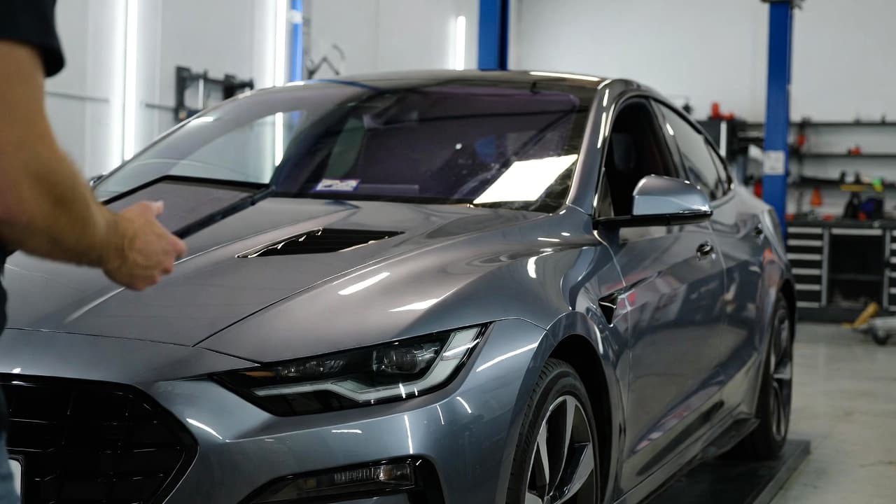 Inför besiktning i Skellefteå